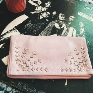 Vintage / 50’s Pink Leather Clutch